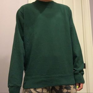 Brandy Melville green crewneck sweatshirt